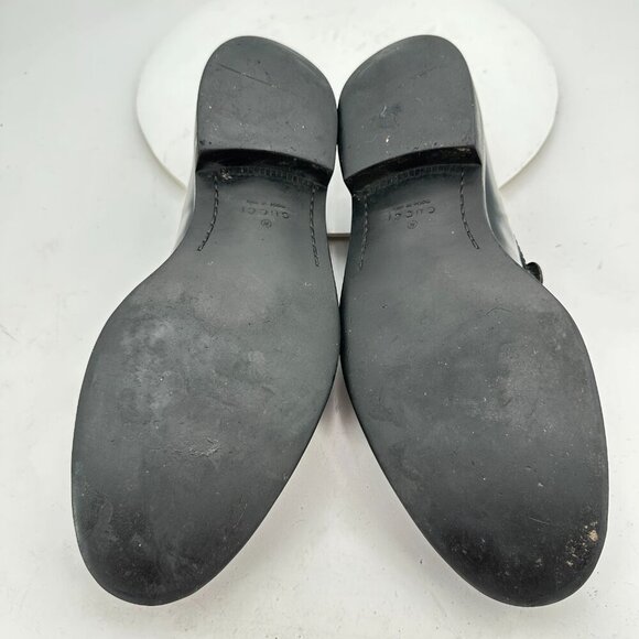 Gucci Men Size UK 8.5D US 9 Black Leather Pull On Penny Loafer Dress Shoes - Picture 8 of 12